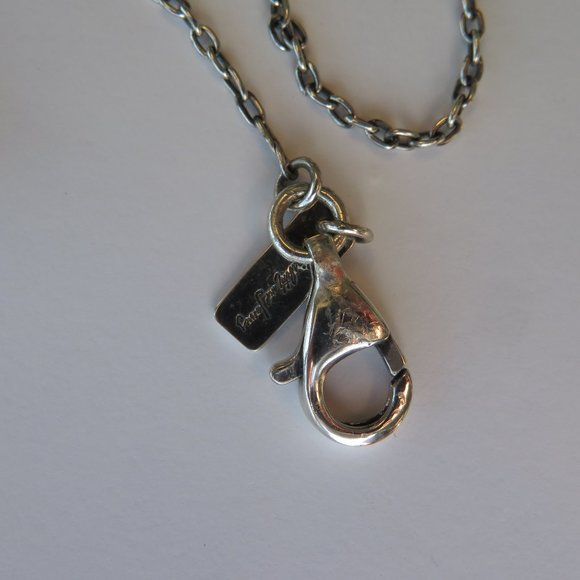 Elizabeth And James Small Mushroom Pendant On Chain Sterling Silver CZ - Picture 7 of 14